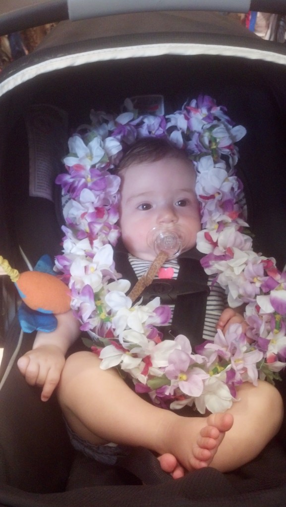 Leis. You're doing it right, lady.